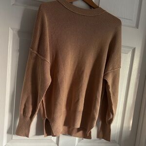Abercrombie & Fitch Beige Knit Top